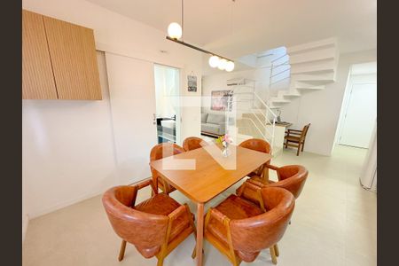 Sala de Jantar de apartamento para alugar com 2 quartos, 102m² em Cachoeira do Bom Jesus, Florianópolis