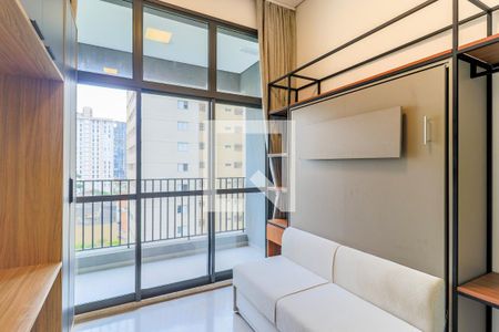 Sala/Quarto de apartamento para alugar com 1 quarto, 22m² em Santo Amaro, São Paulo