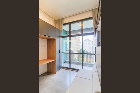 Sala/Quarto de apartamento para alugar com 1 quarto, 22m² em Santo Amaro, São Paulo