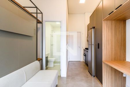 Sala/Quarto de apartamento para alugar com 1 quarto, 22m² em Santo Amaro, São Paulo