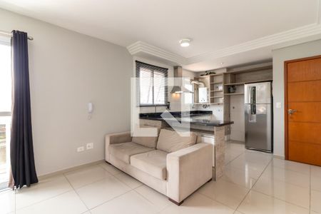 Sala de apartamento para alugar com 1 quarto, 40m² em Carandiru, São Paulo