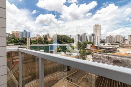 Varanda da Sala de apartamento para alugar com 1 quarto, 40m² em Carandiru, São Paulo