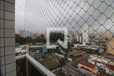 Sala / Cozinha - Varanda de apartamento para alugar com 1 quarto, 40m² em Carandiru, São Paulo