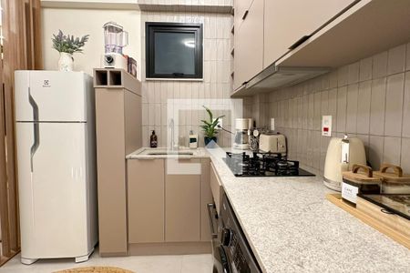 Sala/Cozinha de apartamento à venda com 1 quarto, 35m² em Copacabana, Rio de Janeiro