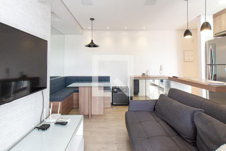 Sala   de apartamento para alugar com 2 quartos, 50m² em Carandiru, São Paulo