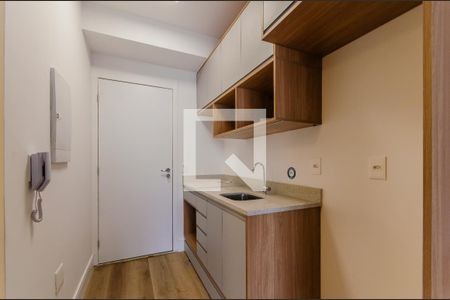 Cozinha de apartamento para alugar com 1 quarto, 40m² em Vila Mariana, São Paulo