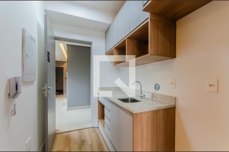 Cozinha de apartamento para alugar com 1 quarto, 40m² em Vila Mariana, São Paulo