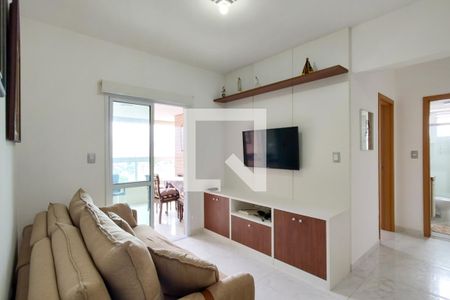 Sala de apartamento para alugar com 2 quartos, 85m² em Vila Assuncao, Praia Grande