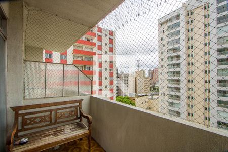 Varanda da sala de apartamento à venda com 4 quartos, 229m² em Vila Assunção, Santo André