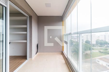 Varanda da Sala de apartamento para alugar com 2 quartos, 54m² em Centro, Mogi das Cruzes