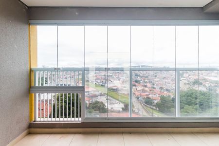 Varanda da Sala de apartamento para alugar com 2 quartos, 54m² em Centro, Mogi das Cruzes