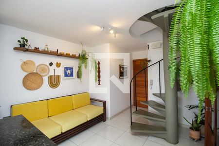 Sala 1 de apartamento à venda com 2 quartos, 104m² em Sagrada Família, Belo Horizonte