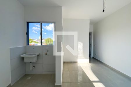 Sala/Cozinha de apartamento para alugar com 1 quarto, 38m² em Vila Mangalot, São Paulo