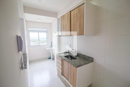 Cozinha de apartamento para alugar com 3 quartos, 65m² em Jardim Santiago, Indaiatuba