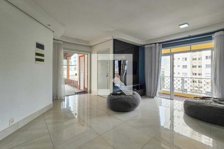 Sala de apartamento para alugar com 2 quartos, 172m² em Jardim Las Palmas, Guarujá