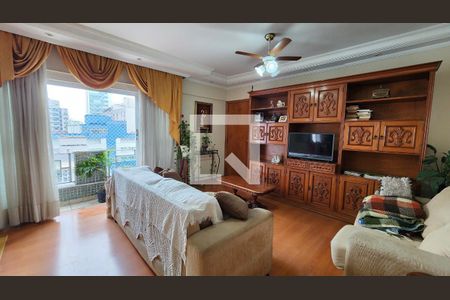 Sala de apartamento para alugar com 3 quartos, 230m² em Ponta da Praia, Santos