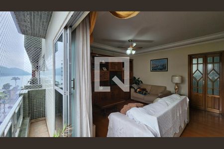 Sala de apartamento para alugar com 3 quartos, 230m² em Ponta da Praia, Santos