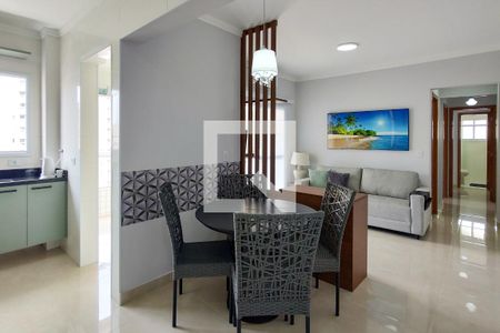 Sala de apartamento para alugar com 2 quartos, 78m² em Vila Caiçara, Praia Grande