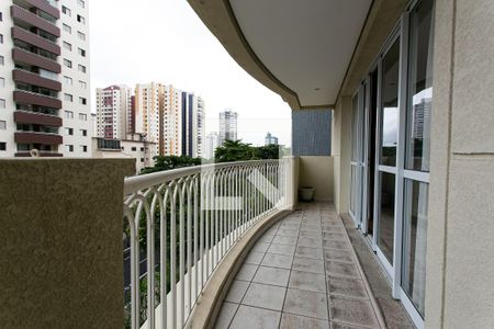 Varanda da Sala de apartamento para alugar com 4 quartos, 170m² em Vila Gomes Cardim, São Paulo