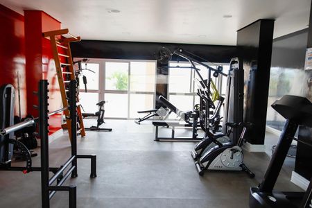 Apartamento à venda com 34m², 1 quarto e 1 vaga Apartamento à venda com 34m², 1 quarto e 1 vagaÁrea comum - Academia