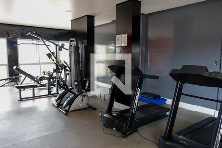 Apartamento à venda com 34m², 1 quarto e 1 vaga Apartamento à venda com 34m², 1 quarto e 1 vagaÁrea comum - Academia