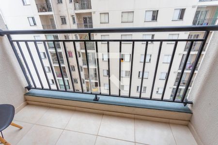 Varanda da sala  de apartamento para alugar com 2 quartos, 54m² em Conceição, Diadema