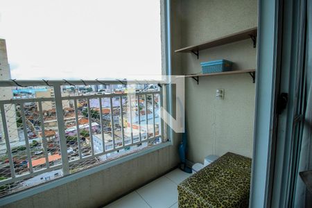 Sacada/Sala de apartamento à venda com 1 quarto, 32m² em Belém, São Paulo