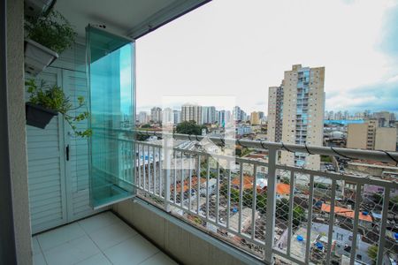 Sacada/Sala de apartamento à venda com 1 quarto, 32m² em Belém, São Paulo