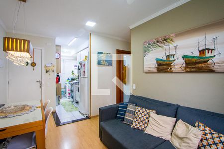 Sala de apartamento para alugar com 2 quartos, 40m² em Vila Tibiriçá, Santo André