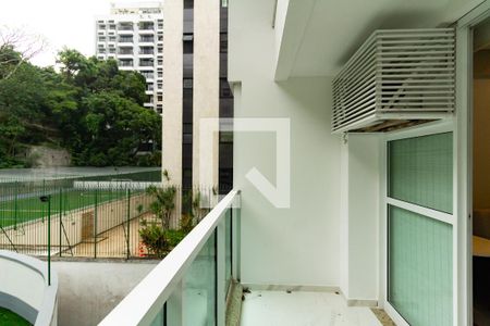 Detalhe da varanda da sala  de apartamento para alugar com 1 quarto, 58m² em Lagoa, Rio de Janeiro