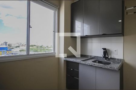 Cozinha de apartamento para alugar com 1 quarto, 24m² em Sé, São Paulo