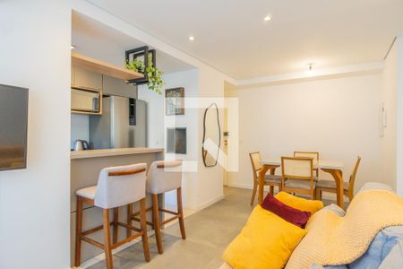 Sala de apartamento para alugar com 2 quartos, 62m² em Azenha, Porto Alegre