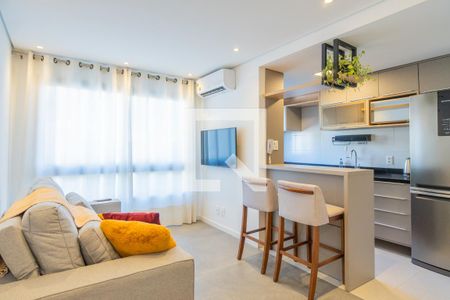 Sala de apartamento para alugar com 2 quartos, 62m² em Azenha, Porto Alegre