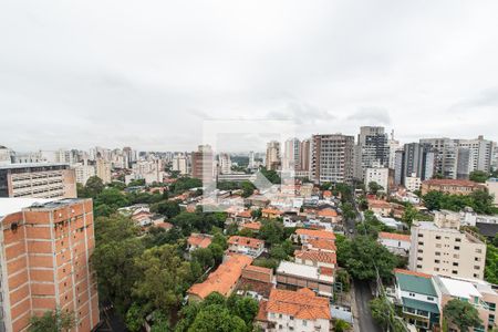 Vista da varanda de apartamento à venda com 1 quarto, 33m² em Vila Mariana, São Paulo