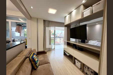 Sala de apartamento à venda com 1 quarto, 48m² em Vila Arens, Jundiaí