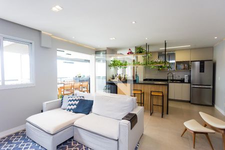 sala de apartamento à venda com 2 quartos, 83m² em Vila Andrade, São Paulo