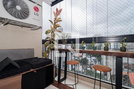 Varanda da Sala de apartamento à venda com 2 quartos, 72m² em Vila Andrade, São Paulo