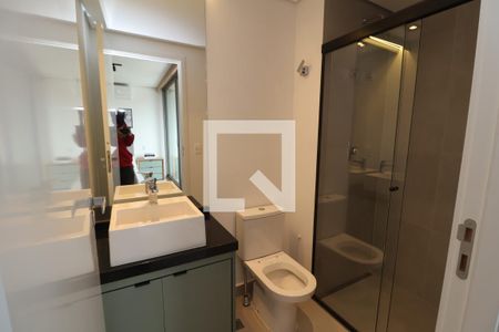 Banheiro de kitnet/studio para alugar com 1 quarto, 32m² em Vila Gomes Cardim, São Paulo