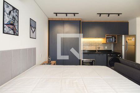 Studio - Sala e Quarto  de kitnet/studio para alugar com 1 quarto, 32m² em Vila Gomes Cardim, São Paulo