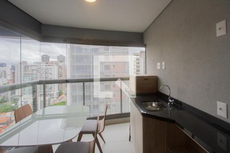 Varanda de apartamento para alugar com 1 quarto, 51m² em Jardim das Acacias, São Paulo