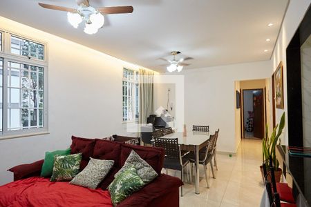 Sala de apartamento à venda com 3 quartos, 106m² em Santo Antônio, Belo Horizonte