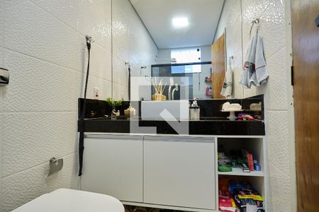 Banheiro da Suíte de apartamento à venda com 3 quartos, 106m² em Santo Antônio, Belo Horizonte