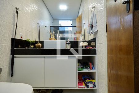 Banheiro da Suíte de apartamento à venda com 3 quartos, 106m² em Santo Antônio, Belo Horizonte