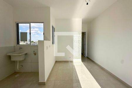 Sala/Cozinha de apartamento para alugar com 1 quarto, 38m² em Vila Mangalot, São Paulo