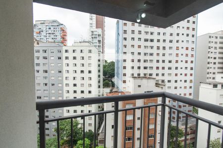 Varanda para condensadora de kitnet/studio à venda com 1 quarto, 28m² em Paraíso, São Paulo