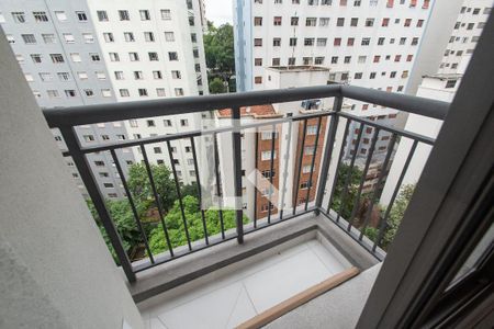 Varanda para condensadora de kitnet/studio à venda com 1 quarto, 28m² em Paraíso, São Paulo