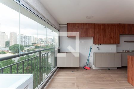 Varanda Estendida de apartamento à venda com 3 quartos, 73m² em Barra Funda, São Paulo