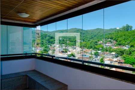 Varanda Gourmet de apartamento para alugar com 3 quartos, 91m² em Córrego Grande, Florianópolis