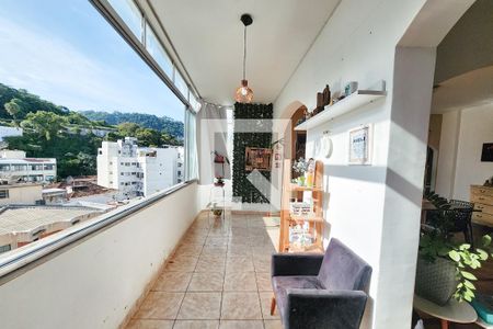 Sala de apartamento para alugar com 3 quartos, 138m² em Laranjeiras, Rio de Janeiro