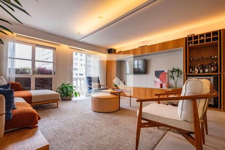 Sala/Cozinha de apartamento à venda com 3 quartos, 168m² em Jardim Paulista, São Paulo